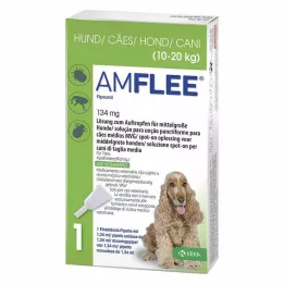 AMFLEE 10-20 kg orta boy köpekler için 134 mg spot solüsyon, 3 adet