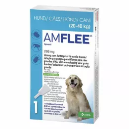 AMFLEE 20-40 kg büyük köpekler için 268 mg spot-on solüsyon, 3 adet