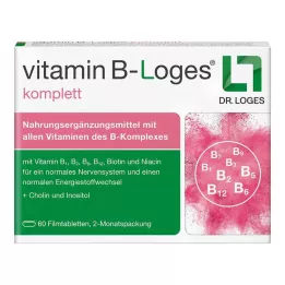 VITAMIN B-LOGES komple film kaplı tabletler, 60 adet