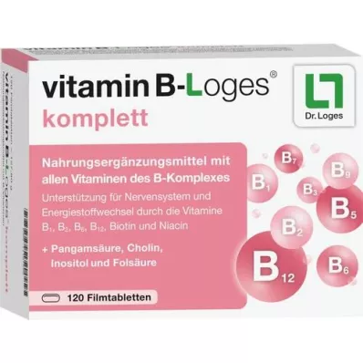 VITAMIN B-LOGES tam film kaplı tabletler, 120 adet