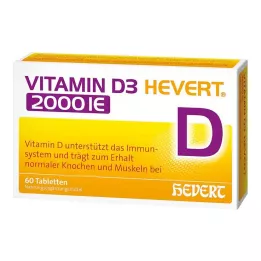 VITAMIN D3 HEVERT 2.000 I.U. tablet, 60 adet