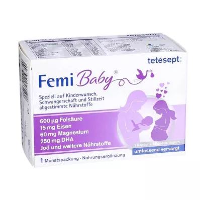 TETESEPT Femi Baby film kaplı tablet + yumuşak kapsül, 2X30 adet