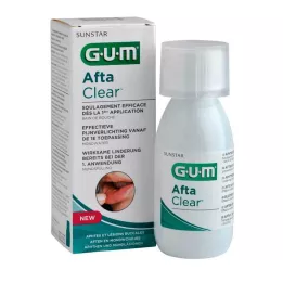 GUM Afta Şeffaf gargara, 120 ml