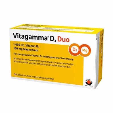 Vitagamma D3 Duo tabletler, 50 adet Vitagamma D3 Duo tabletler, 50 adet