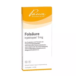 FOLSÄURE INJEKTOPAS 5 mg enjeksiyonluk çözelti, 10 adet