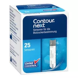CONTOUR Next Sensors Test Stripleri, 1X25 adet