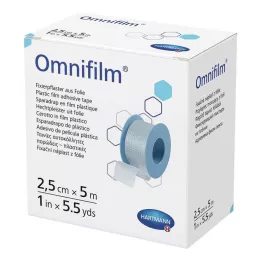 OMNIFILM Sabitleme alçı folyosu 2,5 cmx5 m, 1 adet