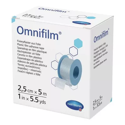 Omnifilm sabitleme alçı filmi 2,5 cmx5 m, 1 adet