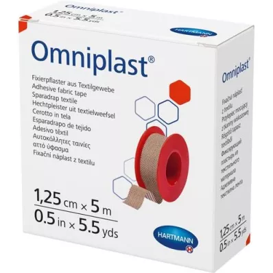 OMNIPLAST Sabitleme alçısı tekstili 1,25 cmx5 m, 1 adet