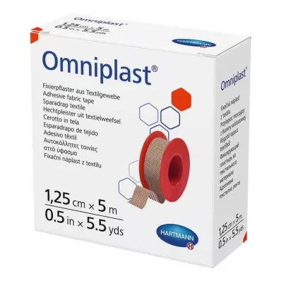 OMNIPLAST Sabitleme alçısı tekstili 1,25 cmx5 m, 1 adet