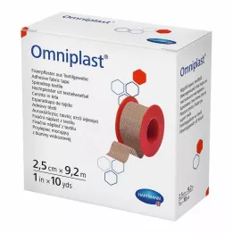 OMNIPLAST Sabitleme alçısı tekstili 2,5 cmx9,2 m, 1 adet