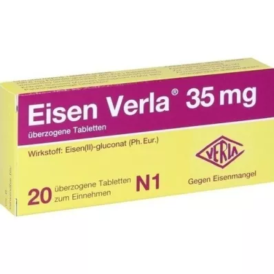 EISEN VERLA 35 mg kaplı tabletler, 20 adet