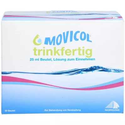 MOVICOL içmeye hazır 25 ml saşe oral solüsyon, 30 adet