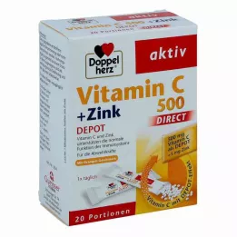 Doppelherz C Vitamini 500+çinko Deposu direkt peletler (20 adet)