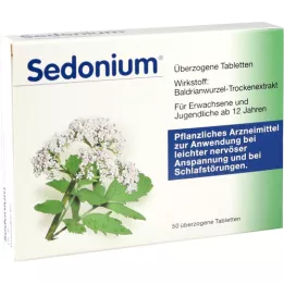 SEDONIUM kaplamalı tabletler, 50 adet