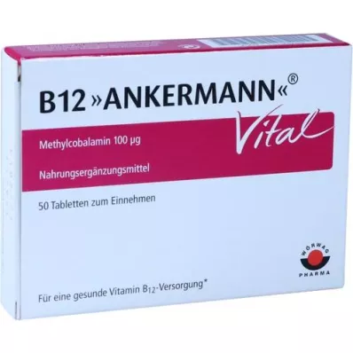 B12 ANKERMANN Vital Tablet, 50 Kapsül