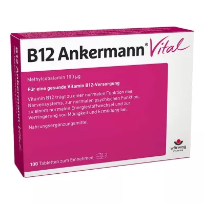 B12 ANKERMANN Vital Tablet, 100 Kapsül