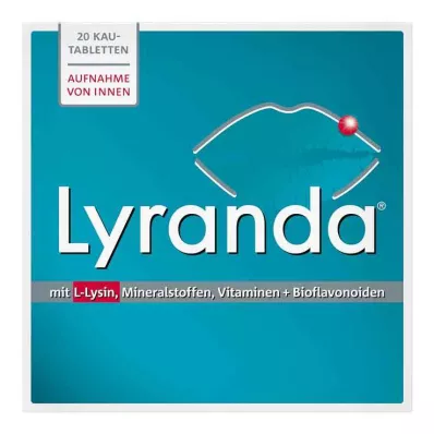 Lyranda çiğneme tabletleri, 20 adet Lyranda çiğneme tabletleri, 20 adet