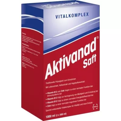 AKTIVANAD Meyve suyu, 2X500 ml