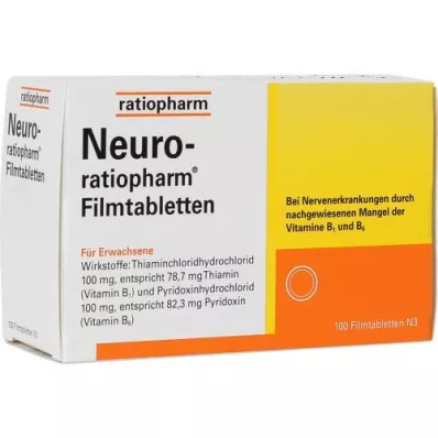 NEURO-RATIOPHARM Film kaplı tabletler, 100 adet
