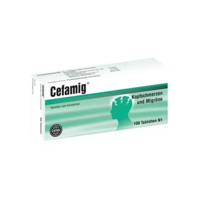 Cefamig tabletleri, 100 tablet
