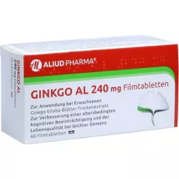GINKGO AL 240 mg film kaplı tablet, 60 adet