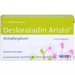 DESLORATADIN Aristo 5 mg film kaplı tablet, 50 adet