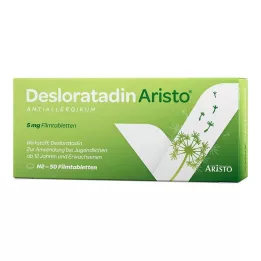 Desloratadin Aristo antialerjik 5 mg film kaplı tablet, 50 adet