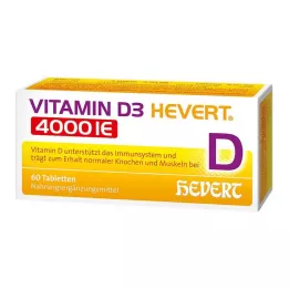 VITAMIN D3 HEVERT 4.000 I.U. tablet, 60 adet