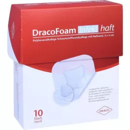 Dracofoam Enfeksiyon Önleyici Köpük Yara Tedavisi, 5x5 cm, 10 adet