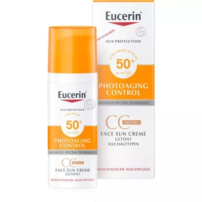 EUCERIN Güneş CC Krem renkli orta LSF 50+, 50 ml