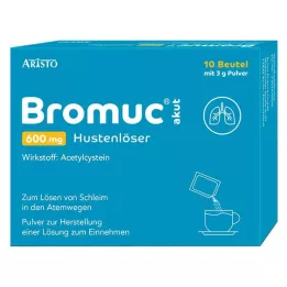 BROMUC akut 600 mg öksürük kesici plv.oral kullanım için, 10 adet