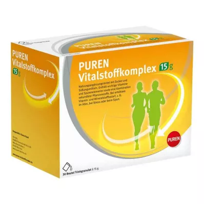 PUREN 15 g granülden oluşan yaşamsal madde kompleksi poşeti, 30 adet