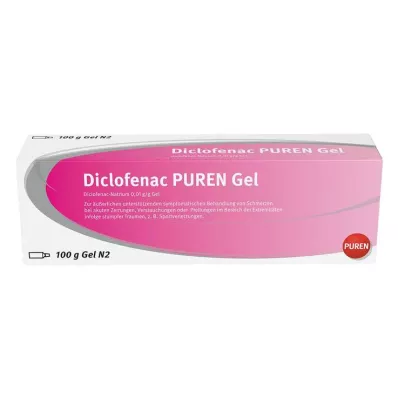 Diklofenak PUREN jel, 100 g
