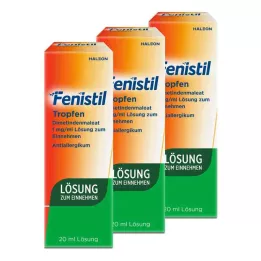 FENISTIL Damlalar, 3X20 ml