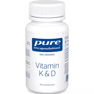 PURE ENCAPSULATIONS K Vitamini &amp; D Kapsülleri, 60 Kapsül