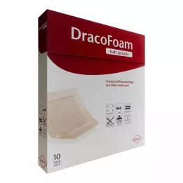 DRACOFOAM Yapışkanlı Hassas Köpük Yara Çubuğu 5x5 cm, 10 adet