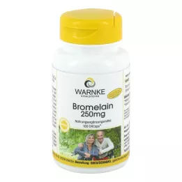 Bromelain 250 mg mideye dayanıklı kapsül, 100 adet