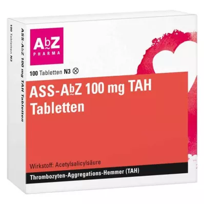 ASS AbZ 100 mg TAH tabletler, 100 adet ASS AbZ 100 mg TAH tabletler, 100 adet