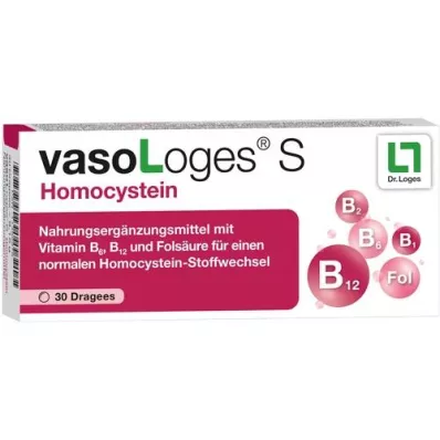 VASOLOGES S Homosistein Kaplı Tablet, 30 Kapsül