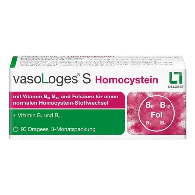 VASOLOGES S Homosistein Kaplı Tabletler, 90 Kapsül
