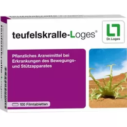 TEUFELSKRALLE-LOGES Film kaplı tabletler, 100 adet