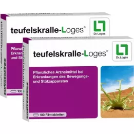 TEUFELSKRALLE-LOGES Film kaplı tabletler, 200 adet