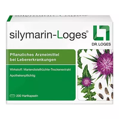 Silymarin-Loges sert kapsülleri, 200 adet