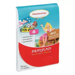 PIRATOPLAST Kız sıva şeritleri 3 boy, 16 adet