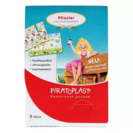 PIRATOPLAST Kız çocuk alçı kesiti 6x10 cm, 6 adet