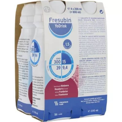 FRESUBIN YoDrink Ahududu, 4X200 ml