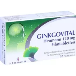 GINKGOVITAL Heumann 120 mg film kaplı tabletler, 30 adet