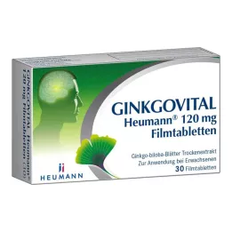 GINKGOVITAL Heumann 120 mg film kaplı tablet, 30 adet