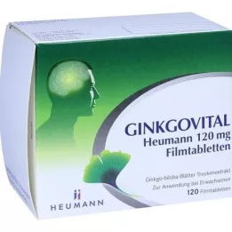 GINKGOVITAL Heumann 120 mg film kaplı tabletler, 120 adet